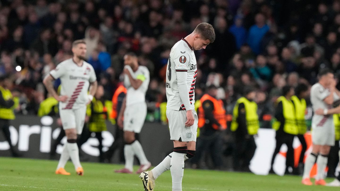 Erste Pleite nach 51 Spielen: Bayer Leverkusen verpasst Chance auf Europa-League-Titel – die Highlights im Video