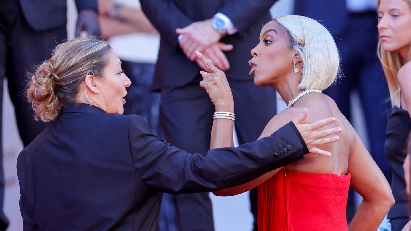 Leute von heute: Dicke Luft in Cannes: Kelly Rowland zofft sich mit Security-Mitarbeiterin