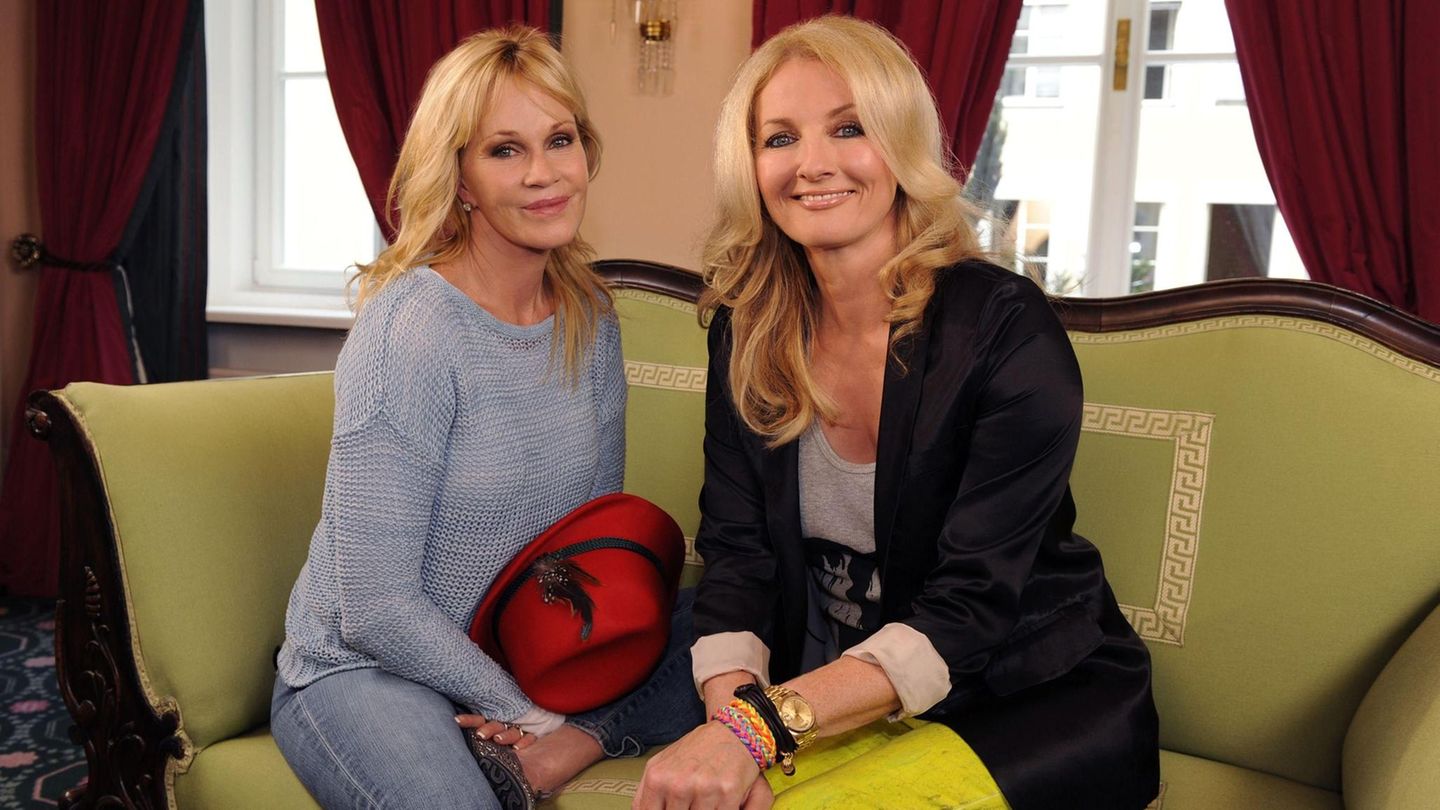Melanie Griffith und Frauke Ludowig Melanie Griffith und Frauke Ludowig