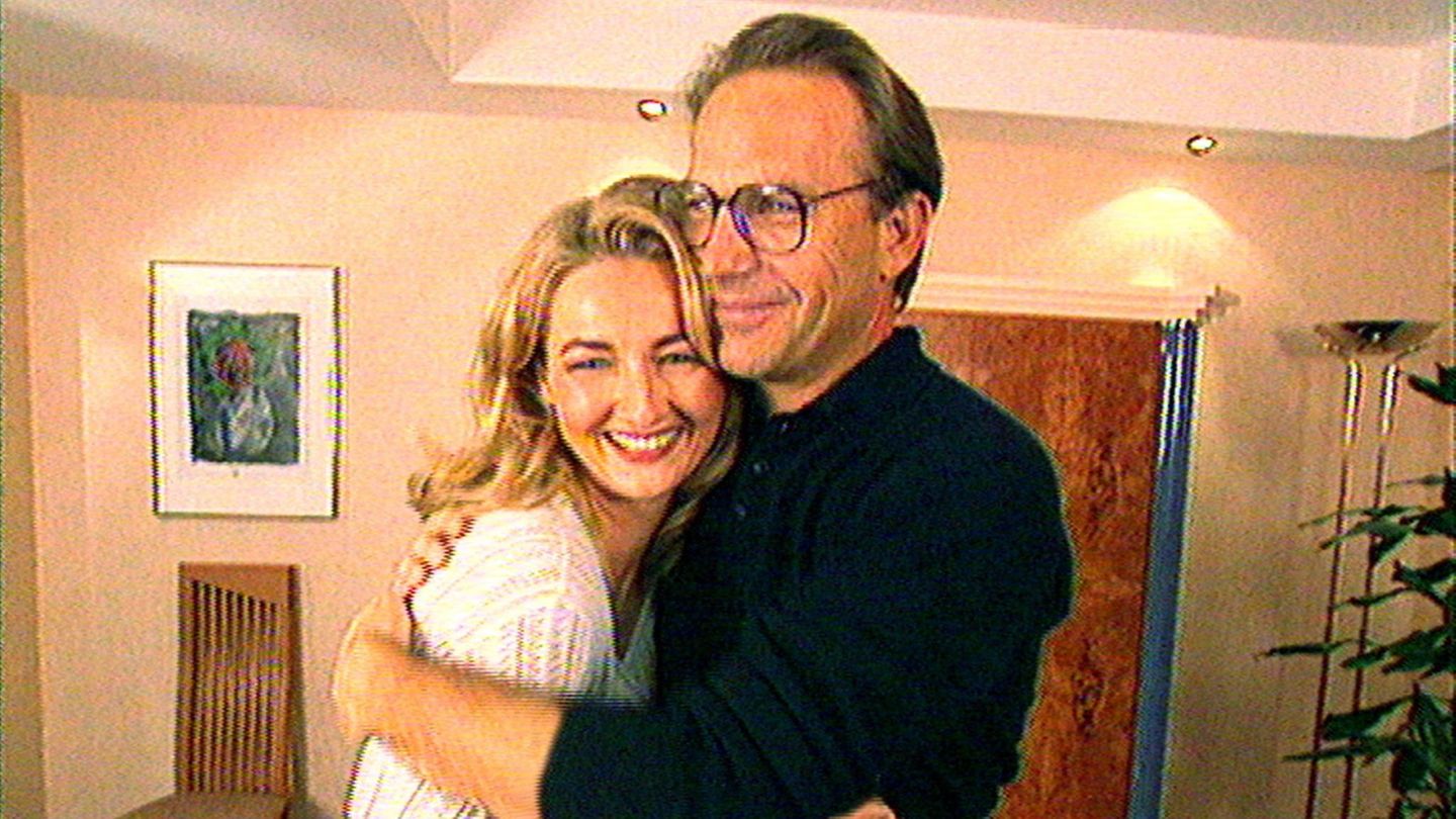 Frauke Ludowig und Kevin Costner Frauke Ludowig und Kevin Costner