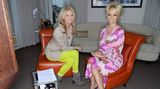Frauke Ludowig und Pamela Anderson