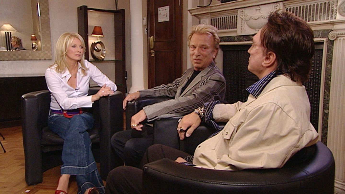 Frauke Ludowig mit Siegfried und Roy Frauke Ludowig mit Siegfried und Roy