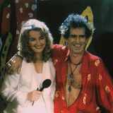 Frauke Ludowig und Keith Richards