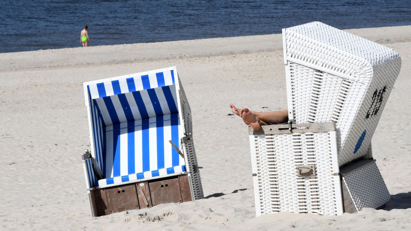 Strandkorb auf Sylt
