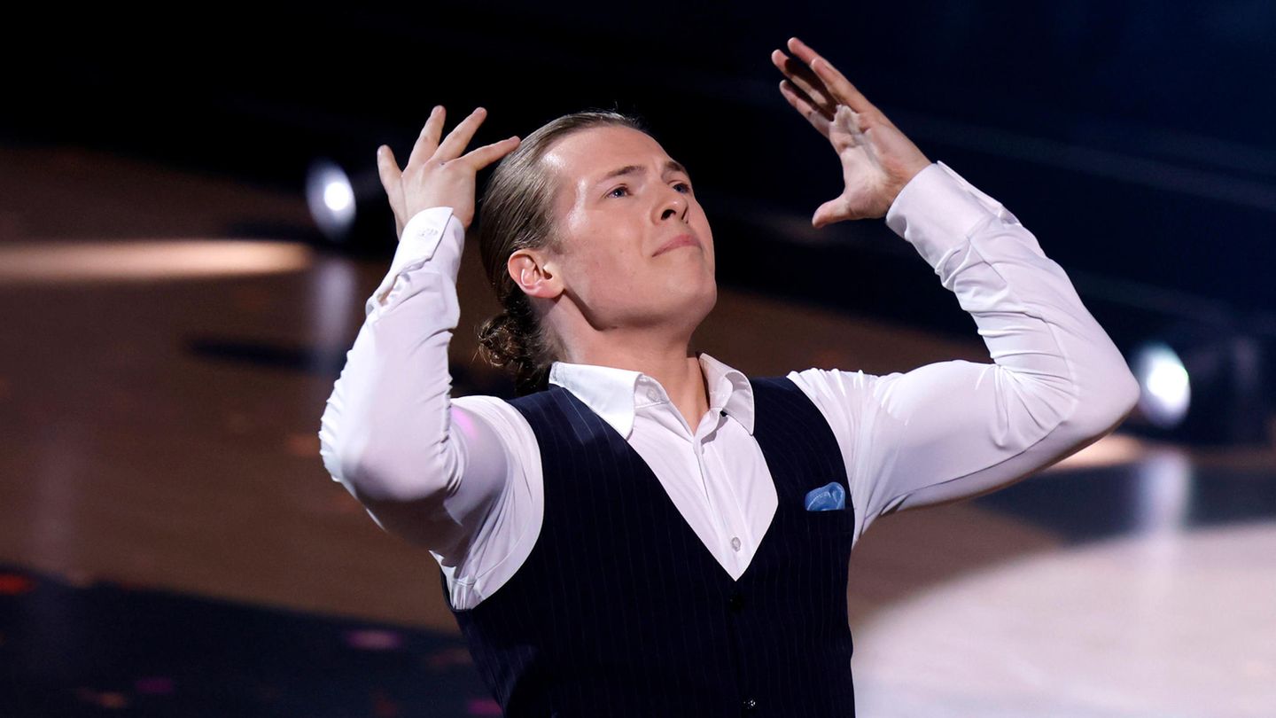 Gabriel Kelly bei einem Tanz bei "Let's Dance"