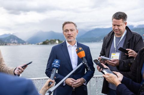 Christian Lindner beim G7-Treffen in Italien