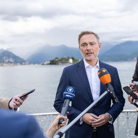 Christian Lindner beim G7-Treffen in Italien