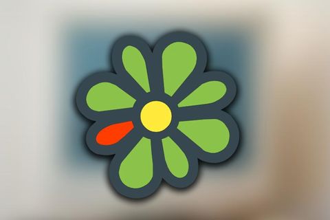 Das charakteristische ICQ-Blütenlogo