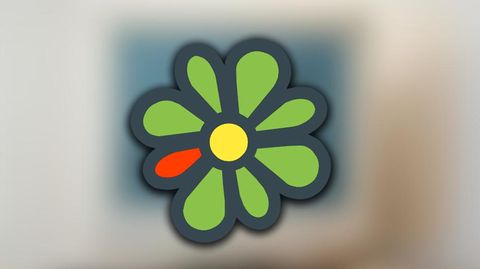 Das charakteristische ICQ-Blütenlogo