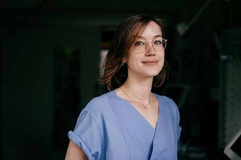 Kinderintensivpflegerin Lea Dohmen auf der Station 67