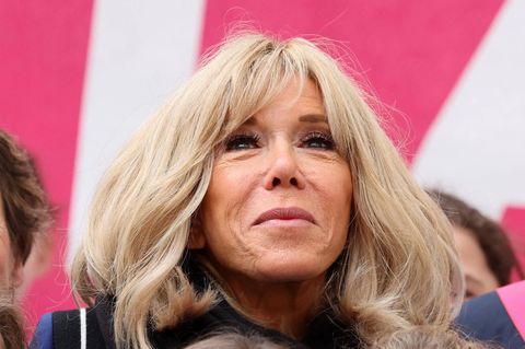 Close-Up von Brigitte Macron