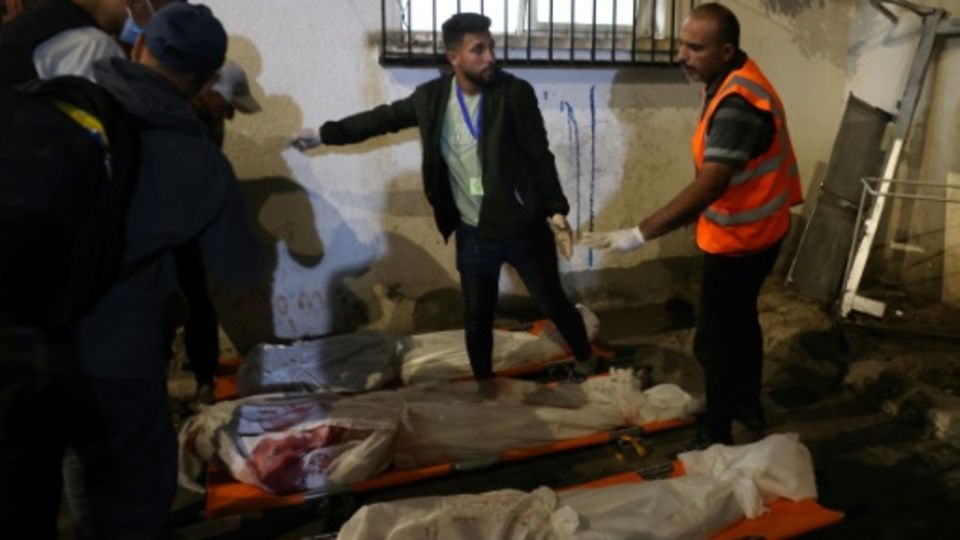 Leichen in Krankenhaus in Rafah