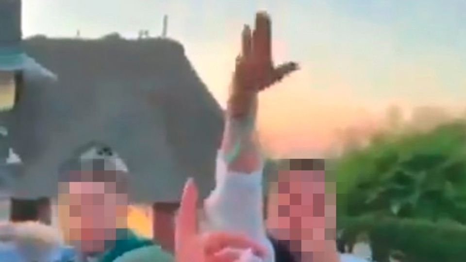 Screenshot von Sylt-Skandal-Video