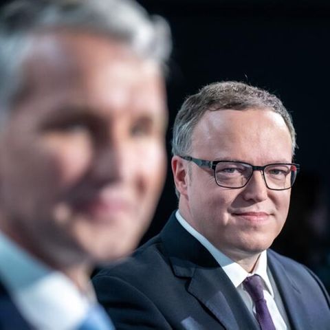 Der Thüringer CDU-Spitzenkandidat Mario Voigt