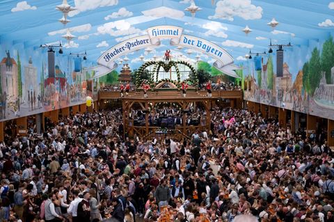 Oktoberfest-Zelt in München