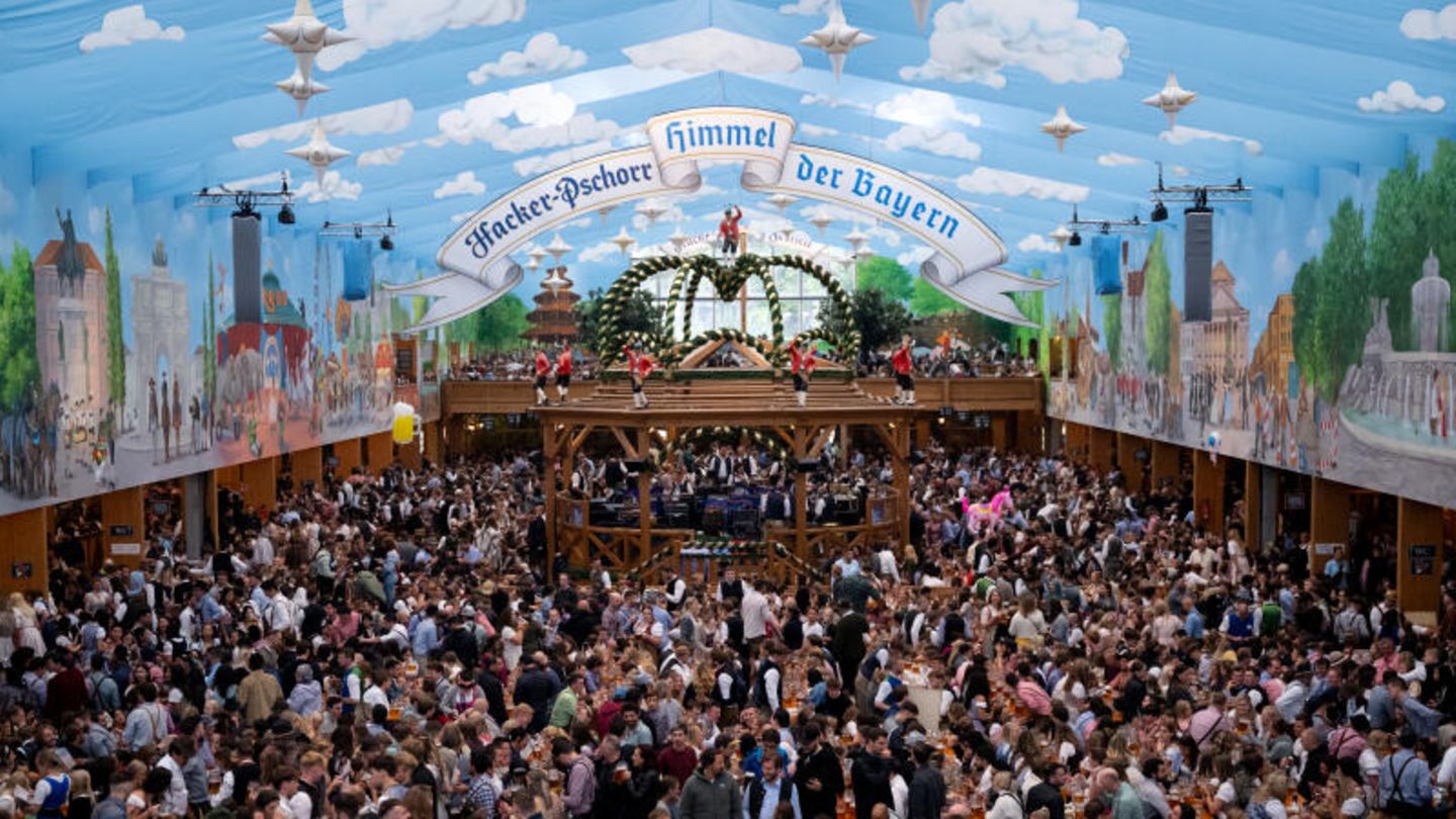 Oktoberfest-Zelt in München