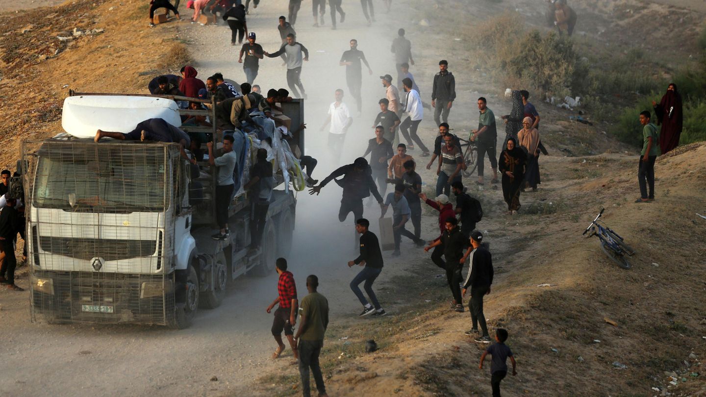 Lkw in Gaza