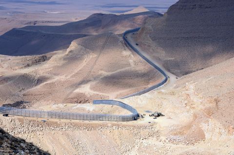 Ein Grenzzaun zwischen Ägypten und Israel (Archivfoto)