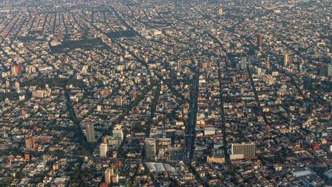 Luftaufnahme von Mexiko-Stadt