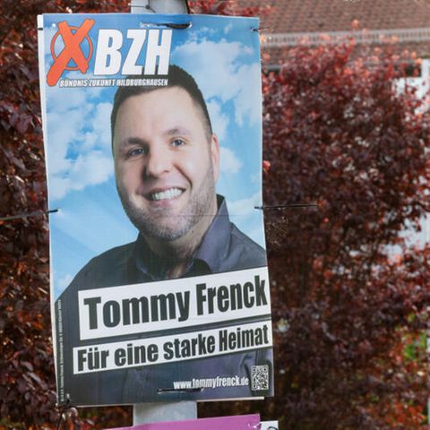 Wahlplakat von Tommy Frenck
