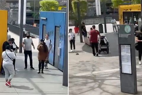 Vorfall in Baden-Württemberg: Verstörende Aufnahmen: Feiernde auf Maiwagen umkreisen Migranten und grölen Nazi-Parolen