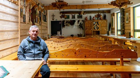 Wojciech Groń steht einer Ortsgruppe der "Vereinigung der Hochländer" in Polen vor