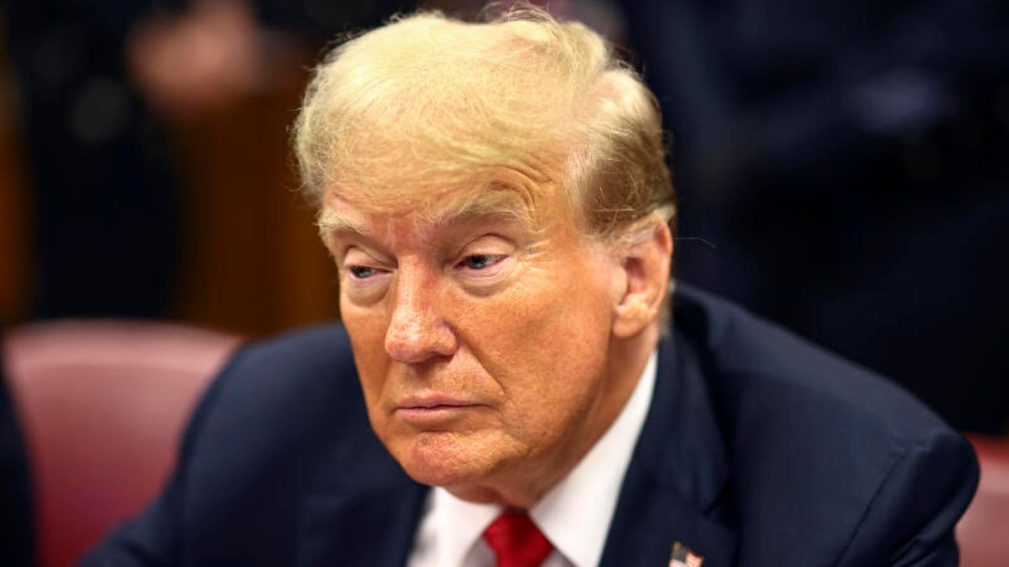 Donald Trump Donald Trump beim Prozes in New York