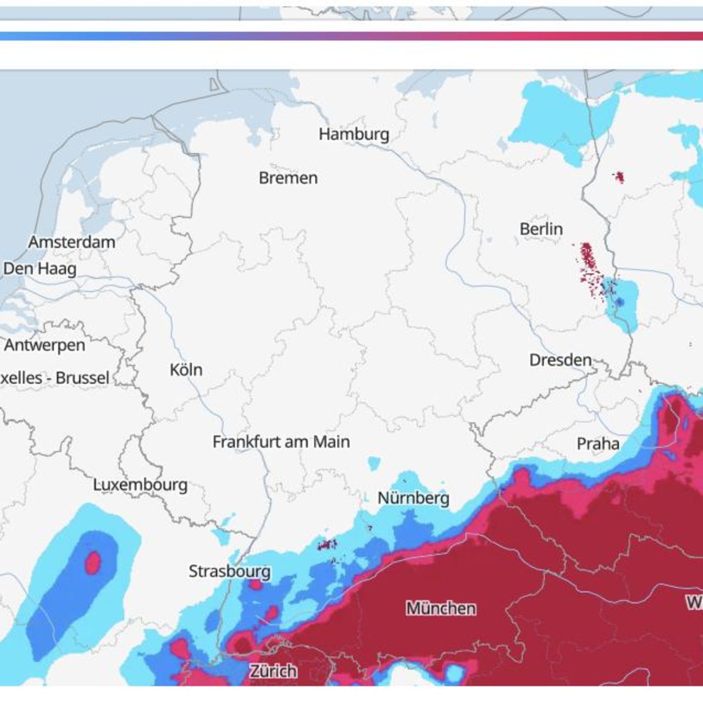 Warnung vor Starkregen: Diese Karten zeigen die aktuelle Unwetterlage |  STERN.de