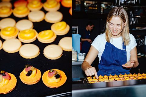 Genuss-Redakteurin Denise Wachter belegt im "100/200" Macarons
