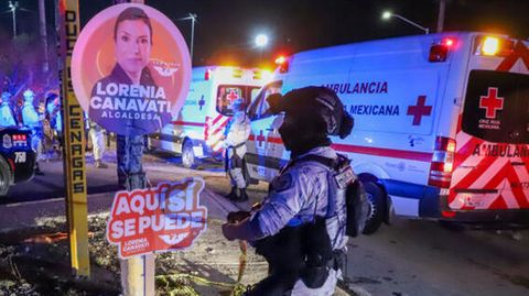 Sicherheitskräfte sind bei Wahlkampfveranstaltungen in Mexiko im Dauereinsatz