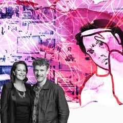 Illustration zeigt die Kolumnisten Klaschinski und Stahl vor einem Mädchen in ihrem unordnentlichen Zimmer