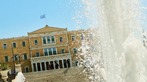 Griechenland: Griechisches Parlament am Athener Syntagma-Platz