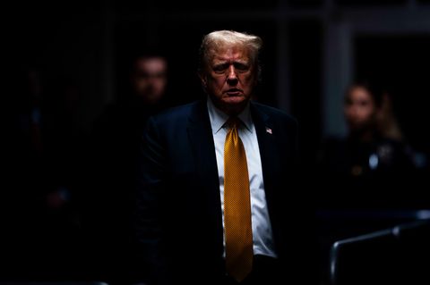 Donald Trump vor Gericht in New York.