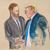 Schuldig. In allen 34 Anklagepunkten. Mit einem historischen Urteil beendet die Jury den Schweigegeldprozess gegen Donald Trump – und schickt ihn als ersten strafrechtlich verurteilten Ex-US-Präsidenten nach Hause. Sohn Eric steht seinem Vater bei.  