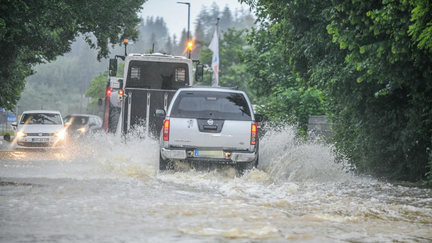 Unwetter in Bayern Unwetter in Bayern