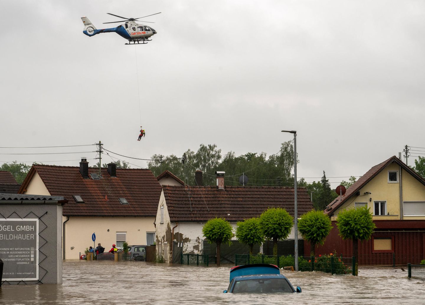 Unwetter in Bayern