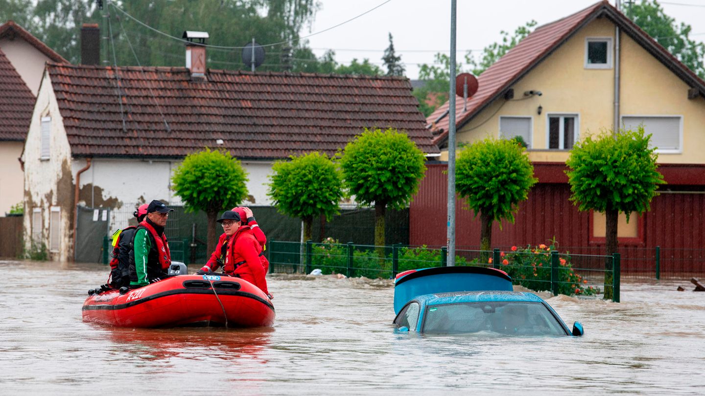 Unwetter in Bayern