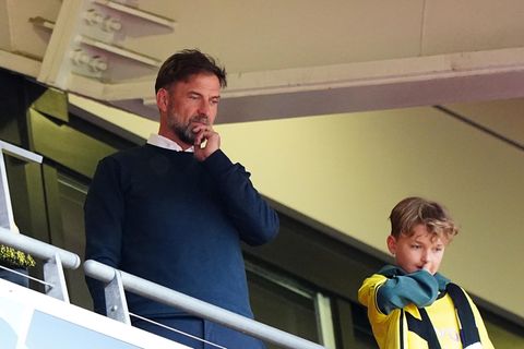 Ein besonderer Zuschauer: Jürgen Klopp im Wembley-Stadion