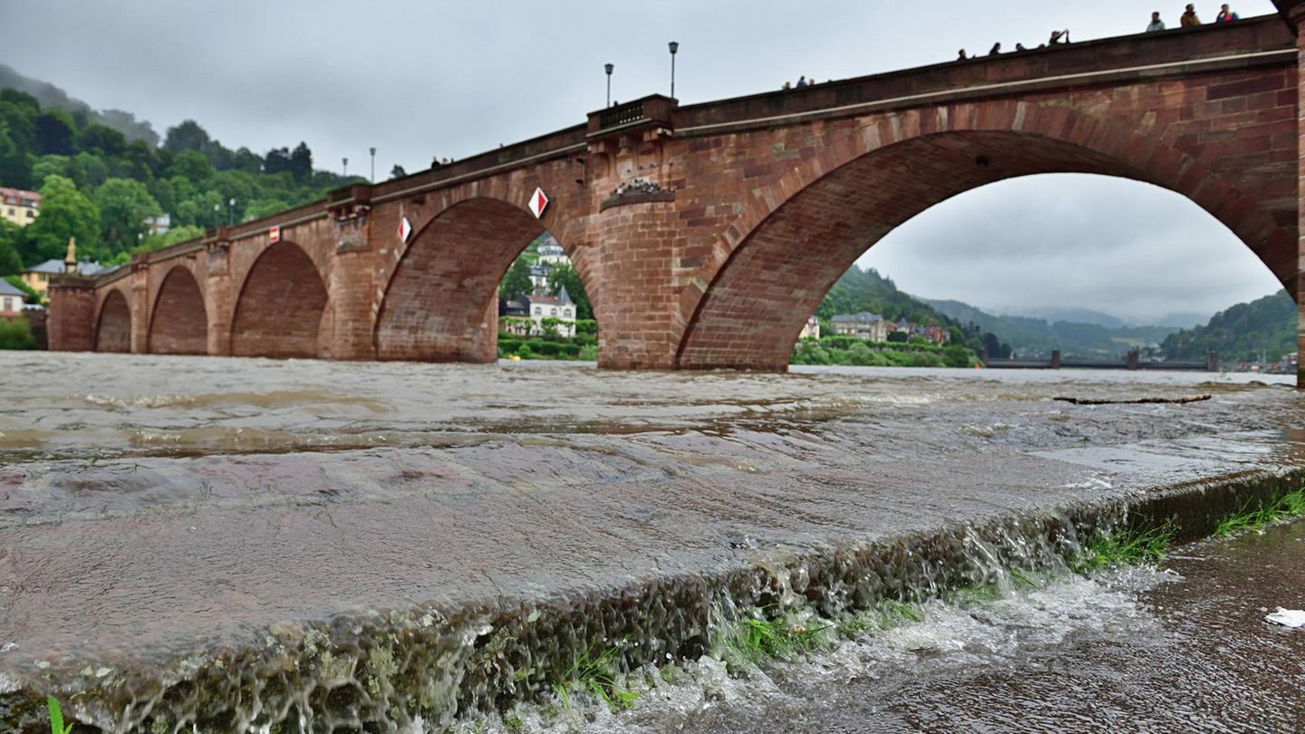 Hochwasser in Heidelberg