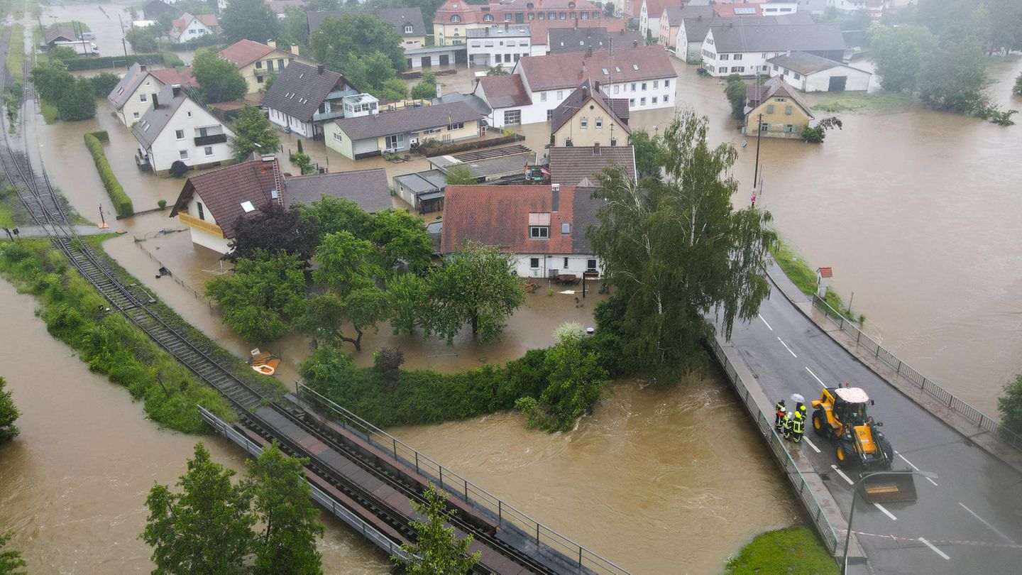 Hochwasser in Bayern Hochwasser in Bayern