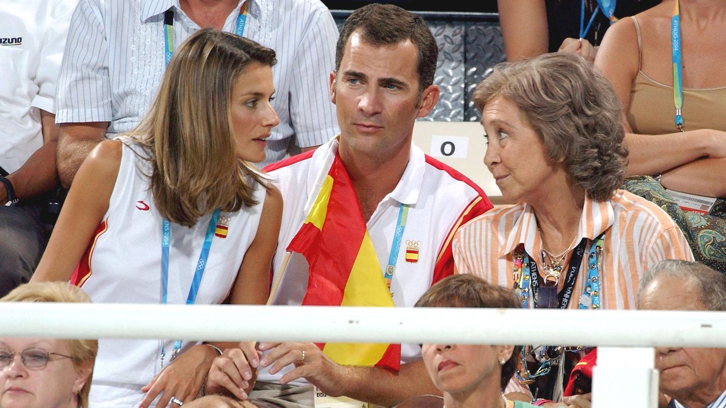 Auf den Zuschauerränge bei den Olympischen Spiele