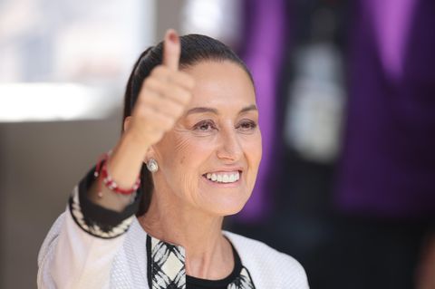 Mexikos mutmaßlich neue Präsidentin Claudia Sheinbaum