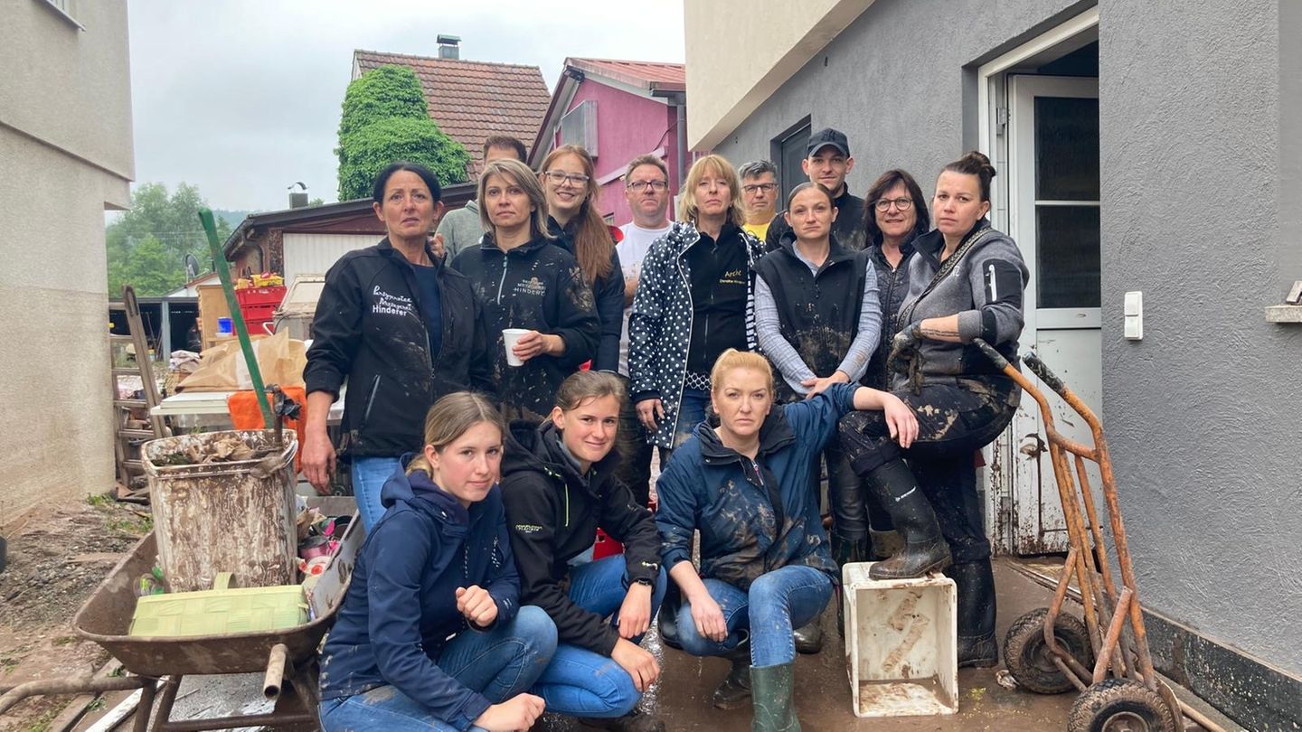 Alle packen mit an: Das Team der Metzgerei Hinderer in Rudersberg