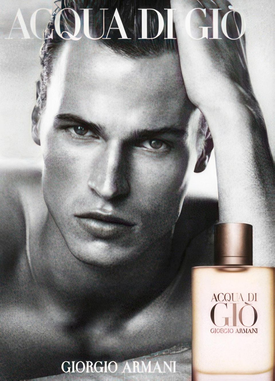Armani Acqua di Gio advertisement with Lars Burmeister Armani Acqua di Gio advertisement with Lars Burmeister