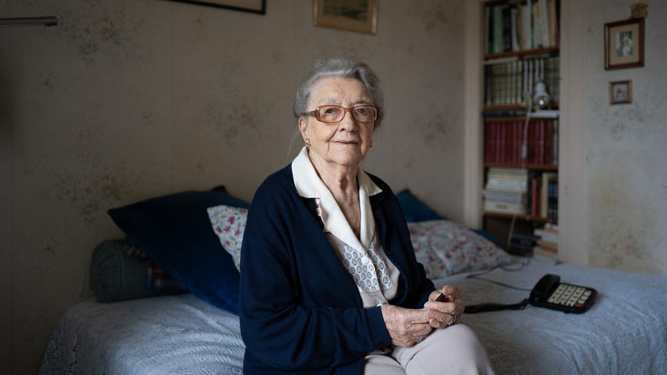 Portrait von Madeleine, 95