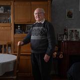 Portrait  des 89-jährigen Rémy
