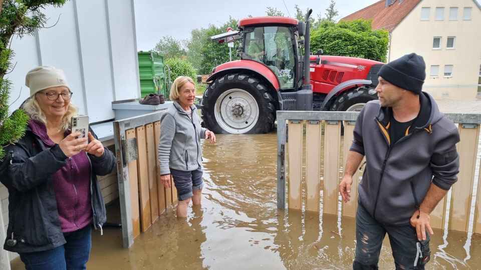 Hochwasser in Süddeutschland: "Wir haben bis zum Umfallen gekämpft. Wir wollten unser Haus retten"