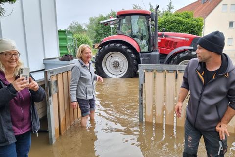 Hochwasser in Süddeutschland: "Wir haben bis zum Umfallen gekämpft. Wir wollten unser Haus retten"