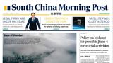 Die Titelseite der "South China Morning Post" aus Hongkong auf Englisch