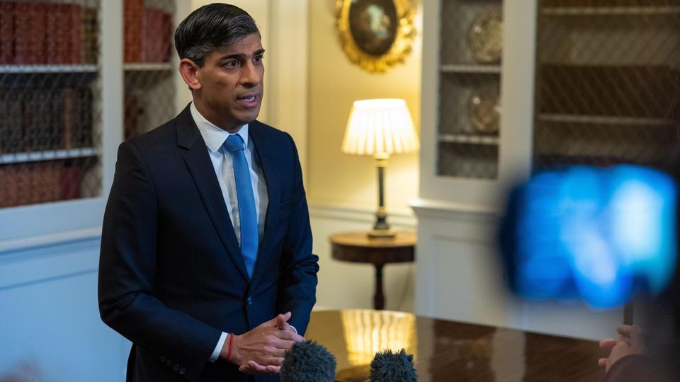 Ruanda: Britischer Premierminister Rishi Sunak Ruanda: Britischer Premierminister Rishi Sunak